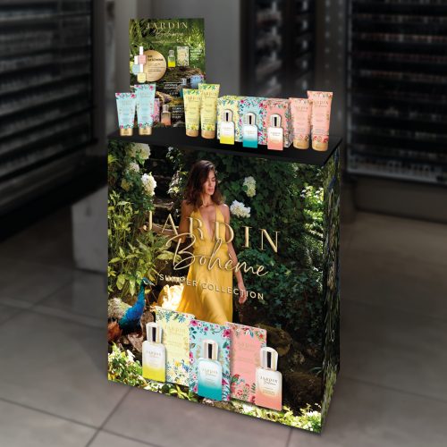 Vorschau Portfolio, JARDIN BOHÉME DOUGLAS PROMOS, SUMMER COLLECTION AKTIVIERUNGSTHEKE, Ultimate Skin Aesthetics GmbH Klieber Artworks