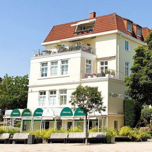 Außenansicht des Büros von der Werbeagentur Klieber Artworks, Stadtpalais Bad Salzuflen